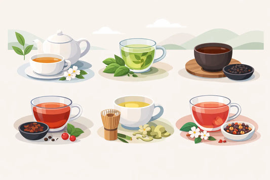 Tea Types for Beginners Guide With 6 Easy Picks